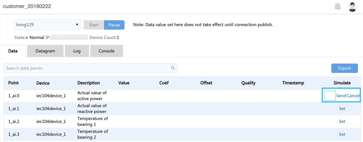 Figure: Number Setting Feature